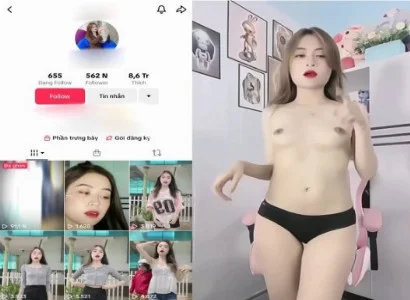 Anh chơi em Tiktoker da trắng ngon không lối thoát